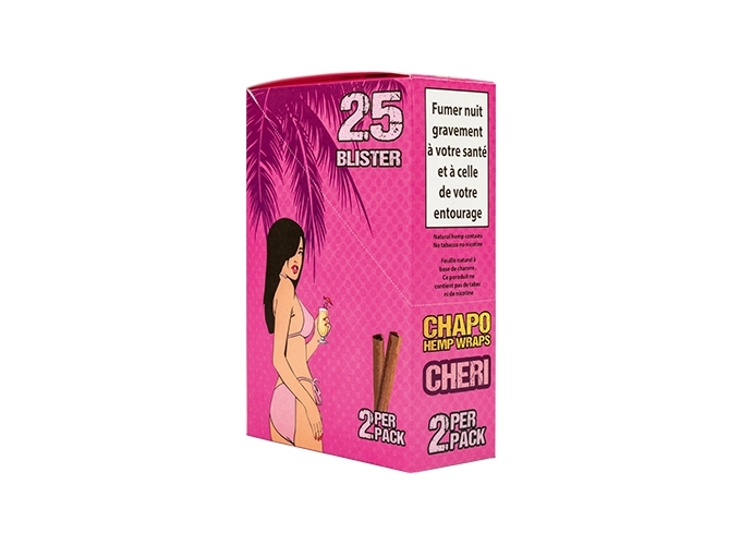 BLUNT SANS TABAC CHERI  PARFUM CERISE (BOITE 25)