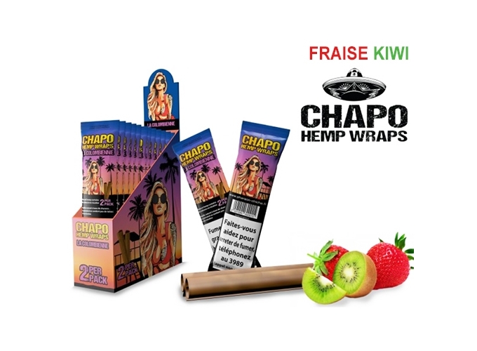 BLUNT SANS TABAC COLOMB  PARFUM FRAISE (BOITE 25)