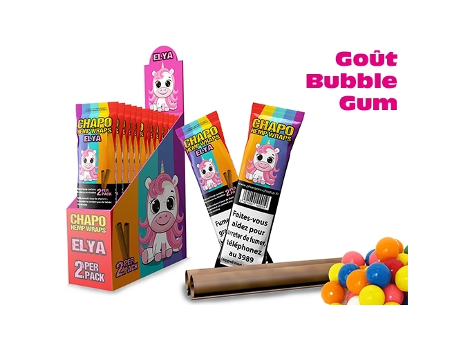 BLUNT SANS TABAC ELYA  PARF. BUBBLE GUM (BOITE 25)