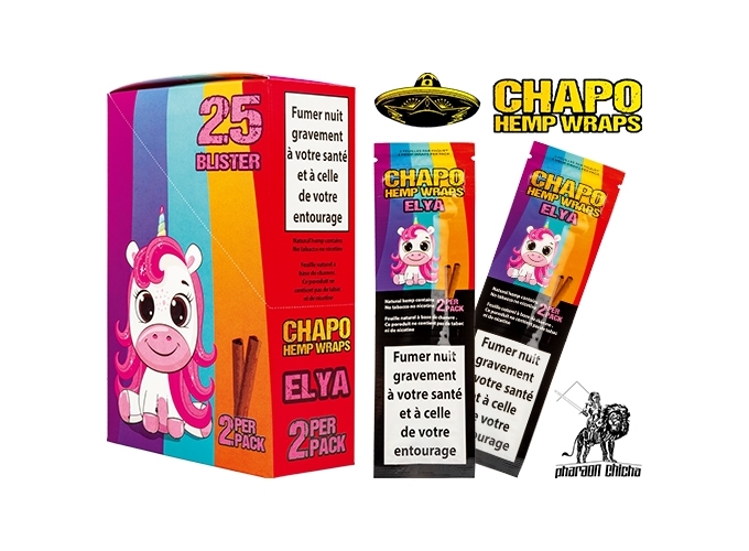 BLUNT SANS TABAC ELYA  PARF. BUBBLE GUM (BOITE 25)