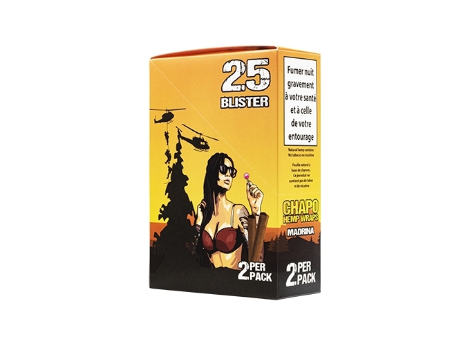 BLUNT SANS TABAC MADRINA  PARFUM NATURE (BOITE 25)