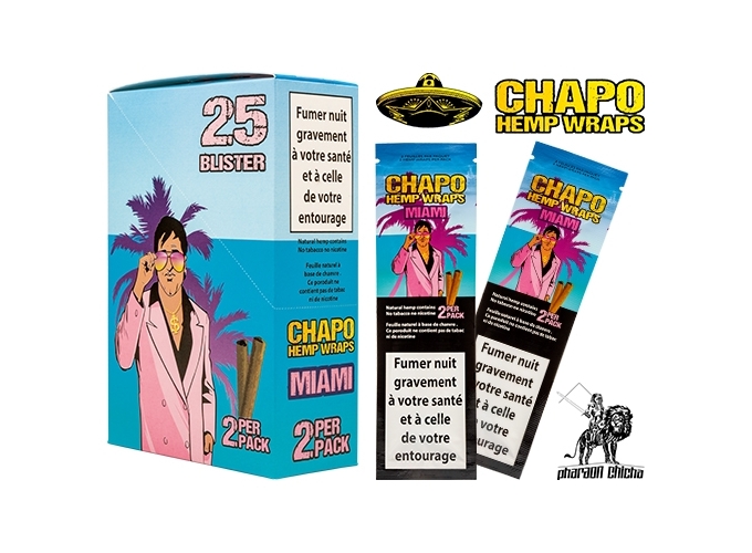 BLUNT SANS TABAC MIAMI  PARFUM MANGUE (BOITE 25)