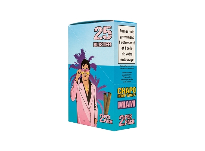 BLUNT SANS TABAC MIAMI  PARFUM MANGUE (BOITE 25)