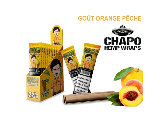 BLUNT SANS TABAC PATRON  PARFUM ORANGE (BOITE 25)