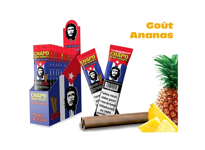 BLUNT SANS TABAC REVOLUCION PARF ANANAS (BOITE 25)