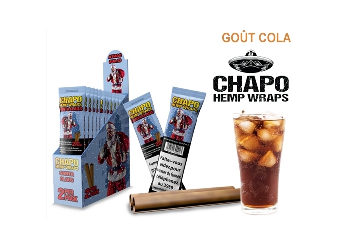 BLUNT SANS TABAC SANTA  PARFUM COLA (BOITE 25)