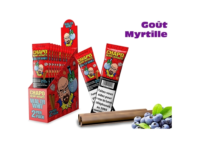 BLUNT SANS TABAC WALTER WHITE  MYRTILLE (BOITE 25)