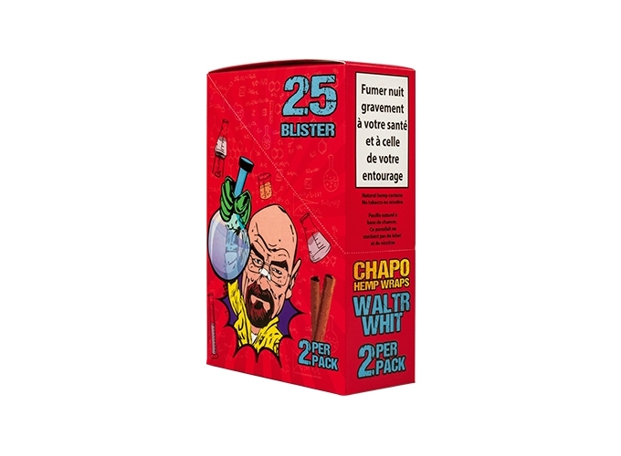BLUNT SANS TABAC WALTER WHITE  MYRTILLE (BOITE 25)