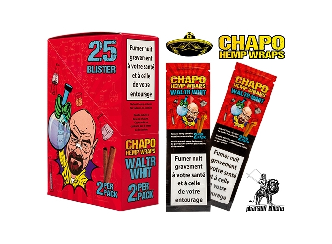 BLUNT SANS TABAC WALTER WHITE  MYRTILLE (BOITE 25)