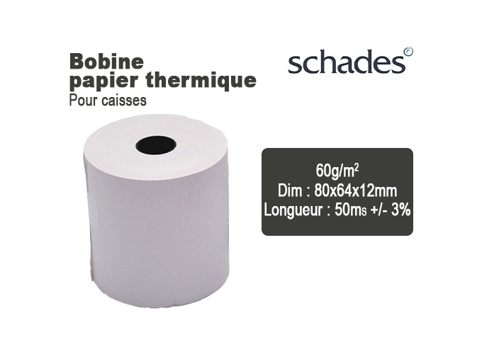 BOBINE THERMIQUE CAISSE 80 64 12 50ms  (  -3%)