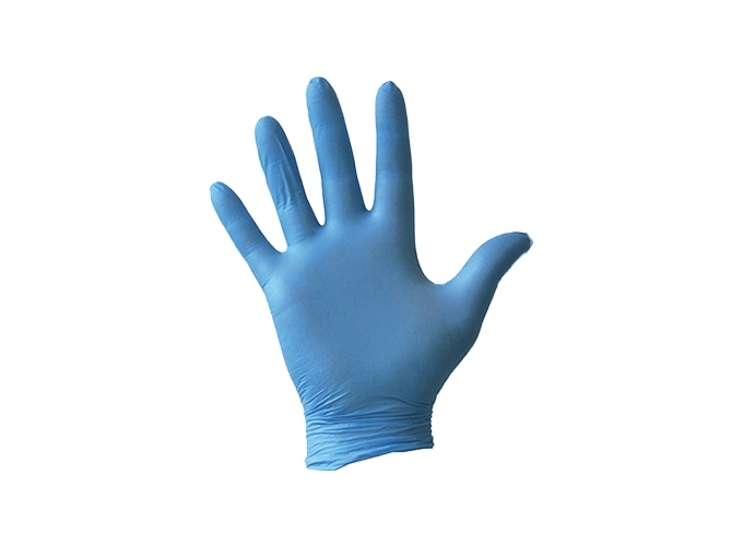 BOITE 100 GANTS NITRILE BLEU TAILLE L 8-9