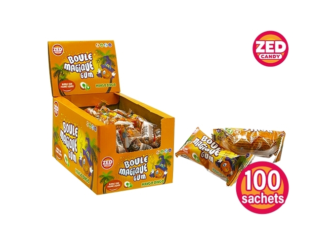 BOITE 100 SACHETS 2 BOULES MAGIQUES MANGO DINGO