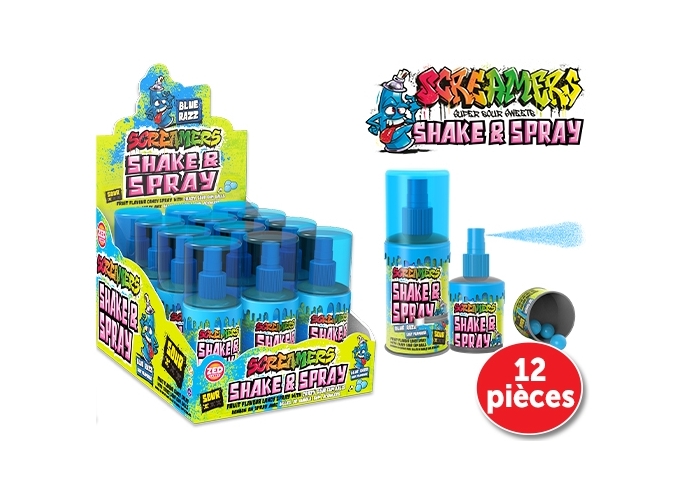 BOITE 12 SHAKE   SPRAY BLUE RAZZ (1)