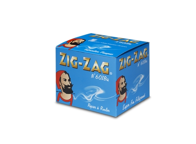 BOITE 200 CAHIERS  100 F. ZIG ZAG BLEU 601B  (1)