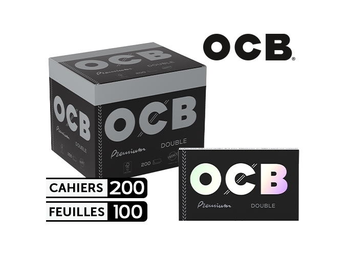 BOITE 200 CAHIERS 100F OCB COURT PREMIUM  (1)
