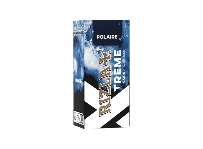 BOITE 25 CARTES AROMATIQUE RIZLA BLEU POLAIRE