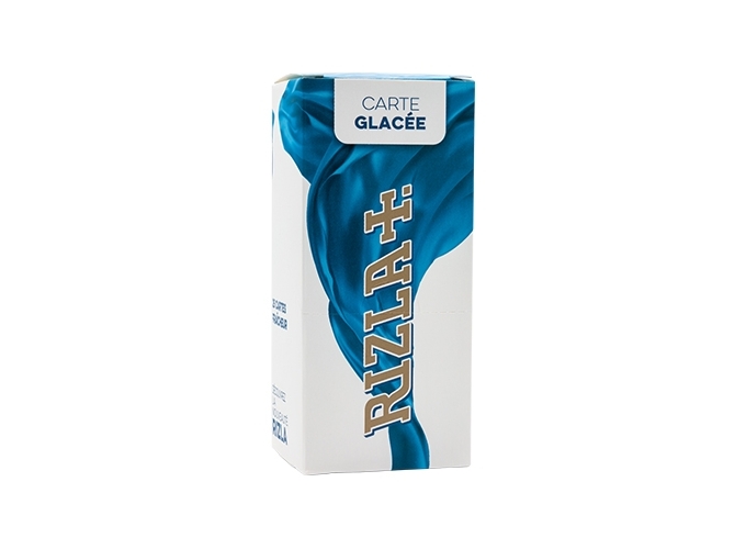 BOITE 25 CARTES AROMATIQUE RIZLA BLEU POLAIRE