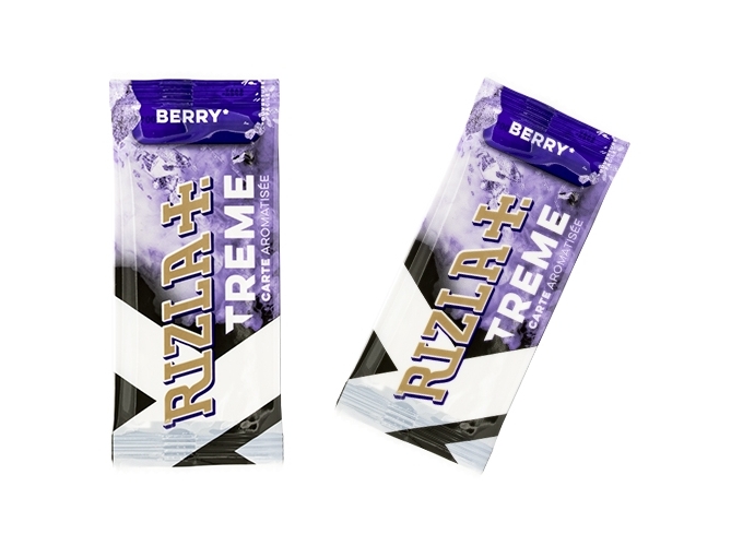 BOITE 25 CARTES AROMATIQUE RIZLA FRUITS ROUGES