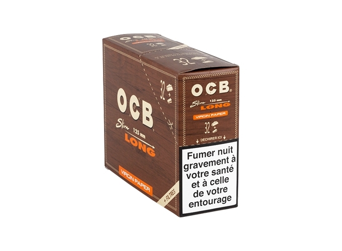 BOITE 32 CAHIERS 32F.OCB SLIM VIRGIN FILTRES XL(1)