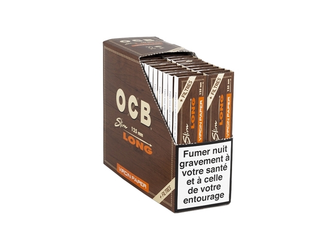 BOITE 32 CAHIERS 32F.OCB SLIM VIRGIN FILTRES XL(1)