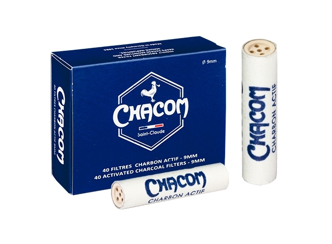 BOITE 40 FILTRES CHARBON 9MM (10)