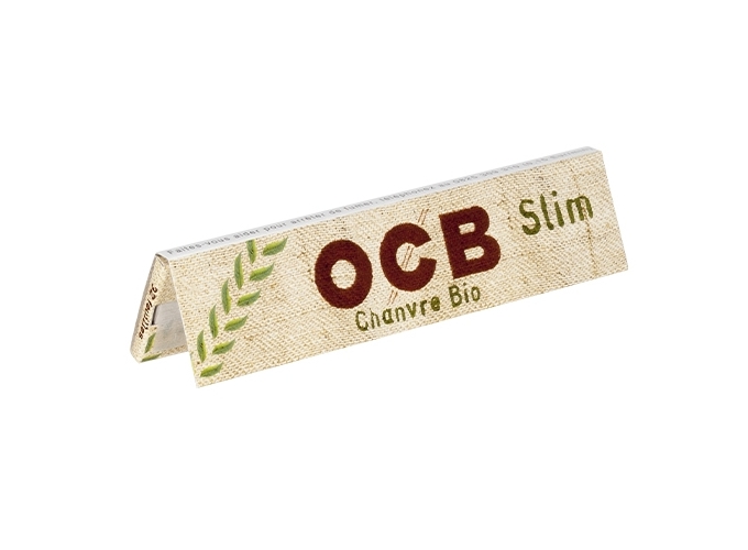 BOITE 50 CAHIERS 32F. OCB SLIM CHANVRE BIO (1)