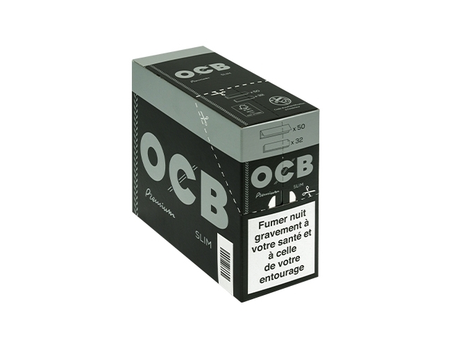 BOITE 50 CAHIERS 32F. OCB SLIM PREMIUM (1)