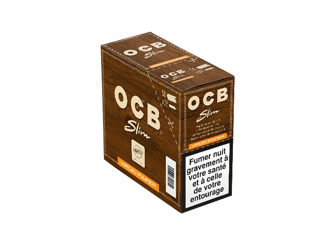 BOITE 50 CAHIERS 32F. OCB SLIM VIRGIN (1)