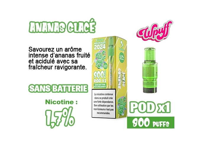 BOITE DE 1 POD 2.0 ANANAS GLACE 1.7%
