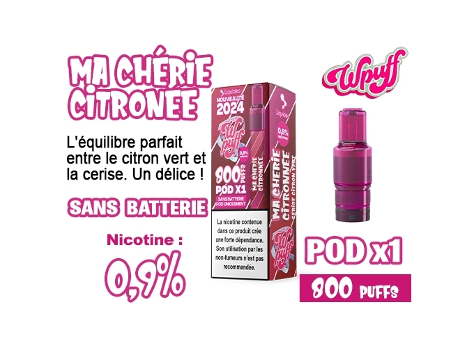 BOITE DE 1 POD 2.0 CHERRY CITRONNEE 0.9%