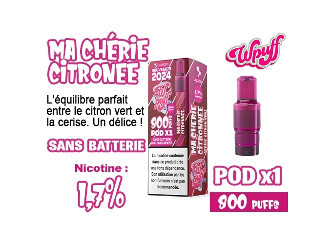 BOITE DE 1 POD 2.0 CHERRY CITRONNEE 1.7%