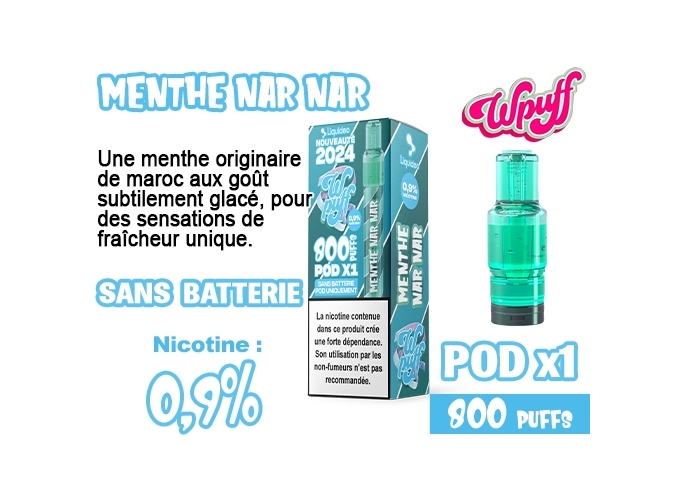 BOITE DE 1 POD 2.0 MENTHE 0.9%
