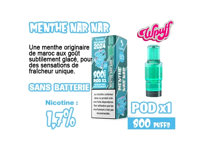 BOITE DE 1 POD 2.0 MENTHE 1.7%