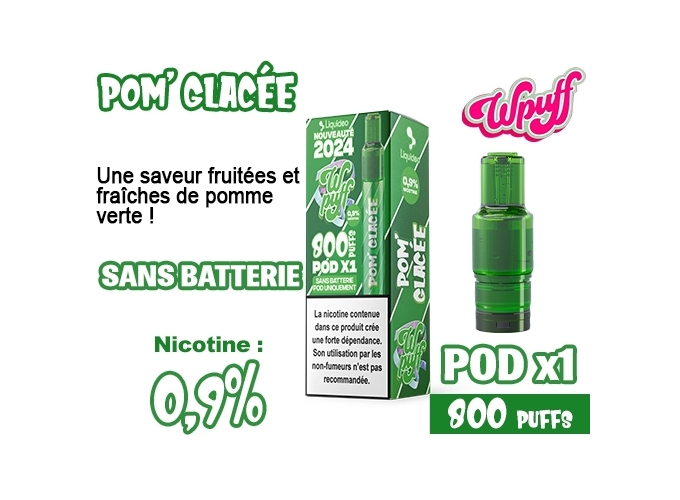 BOITE DE 1 POD 2.0 POMME GLACE 0.9%
