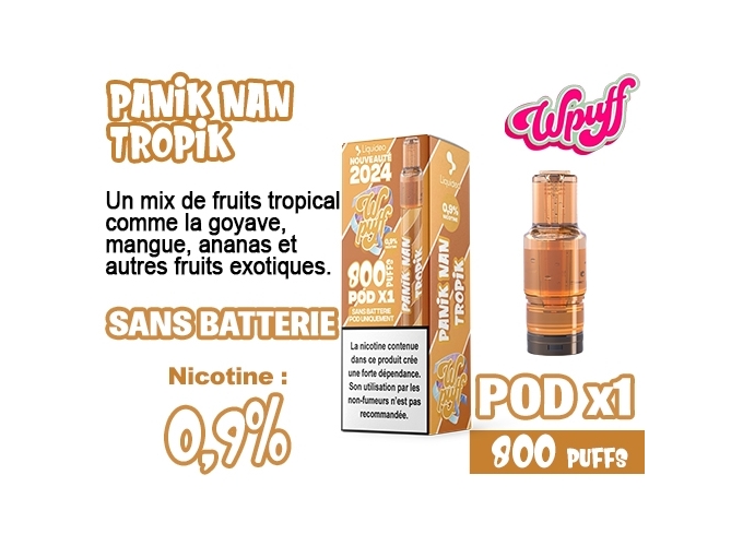 BOITE DE 1 POD 2.0 TROPICAL 0.9%