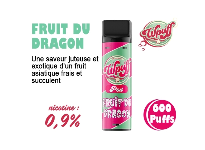 BOITE DE 1 PODS FRUITS DU DRAGON 09 MG (10)