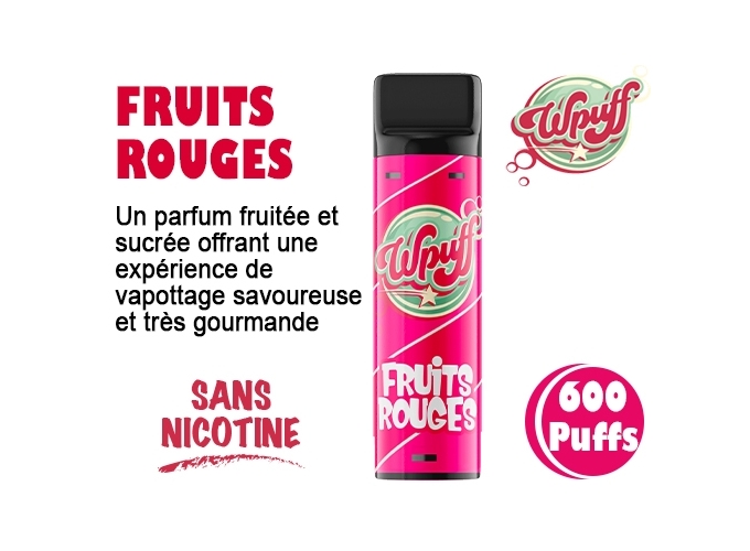 BOITE DE 1 PODS FRUITS ROUGE 00 MG (10)
