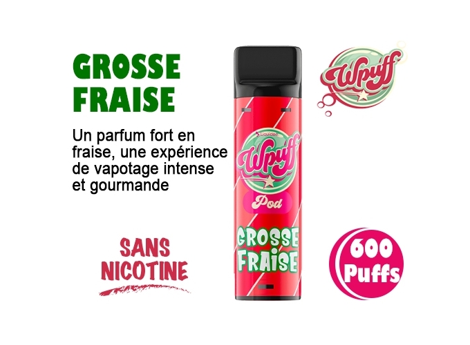 BOITE DE 1 PODS GROSSE FRAISE 00 MG (10)