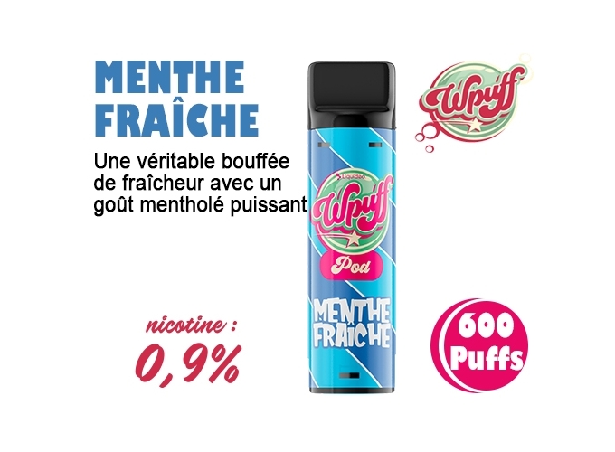 BOITE DE 1 PODS MENTHE FRAICHE 09 MG (10)