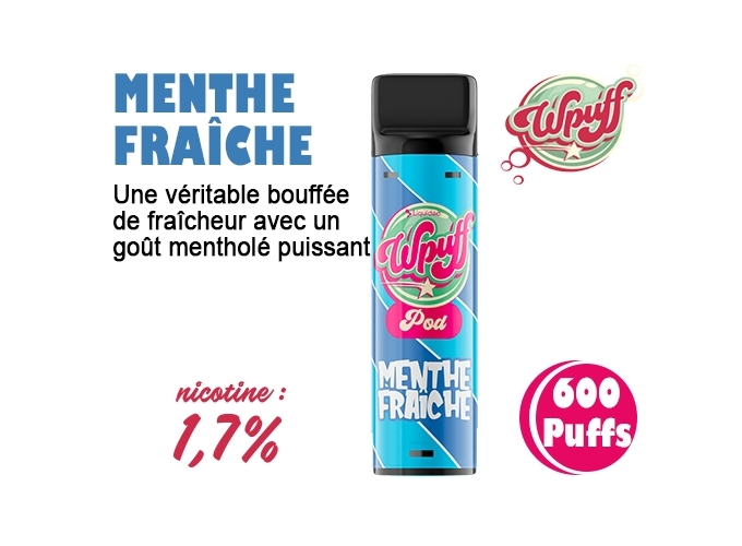 BOITE DE 1 PODS MENTHE FRAICHE 17 MG (10)