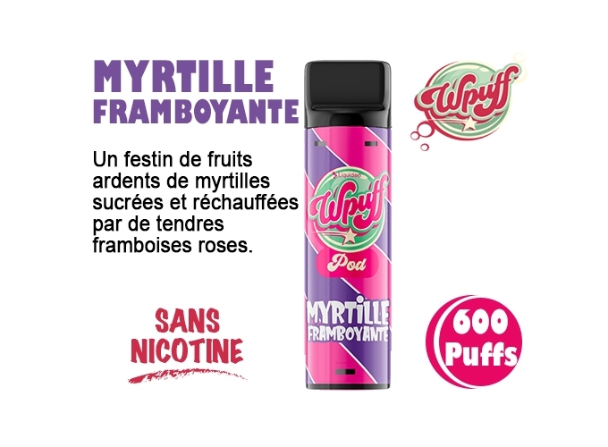 BOITE DE 1 PODS MYRTILLE FRAMBOYANTE 00 MG (10)