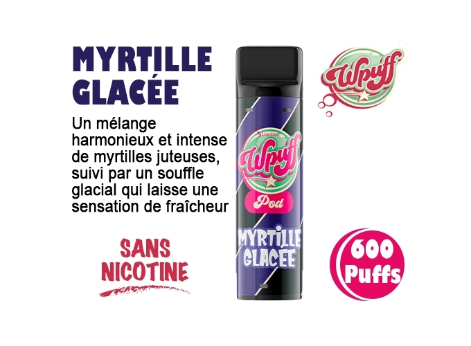BOITE DE 1 PODS MYRTILLE GLACÉE 00 MG (10)