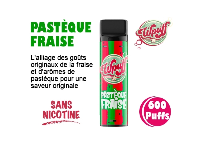 BOITE DE 1 PODS PASTÉQUE FRAISE 00 MG (10)