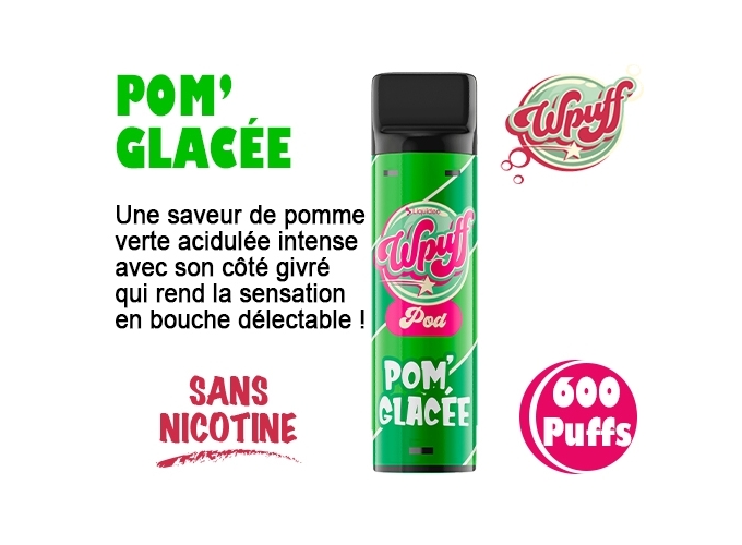 BOITE DE 1 PODS POMME GLACÉE 00 MG (10)