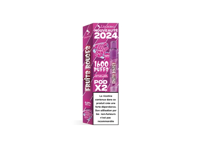 BOITE DE 2 POD 2.0 FRUITS ROUGES 0.9%