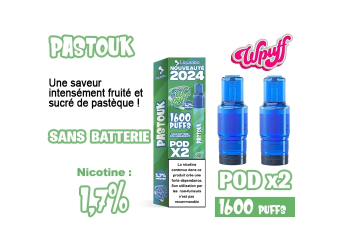 BOITE DE 2 POD 2.0 PASTEQUE 1.7%