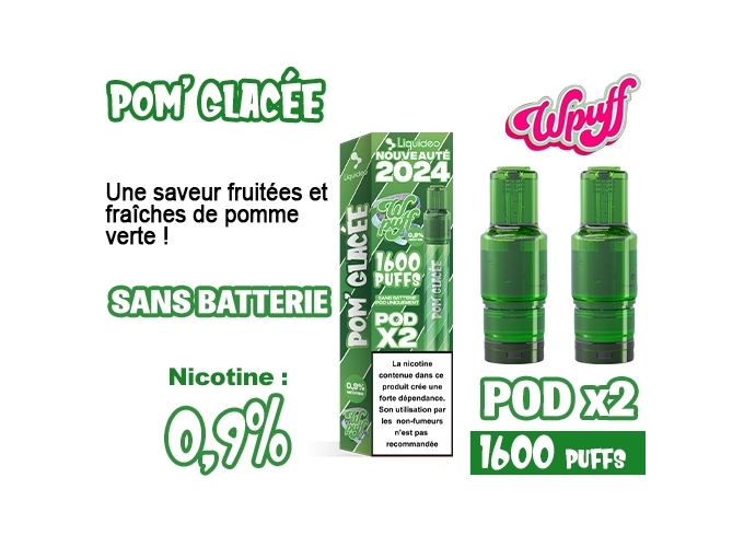 BOITE DE 2 POD 2.0 POMME GLACE 0.9%