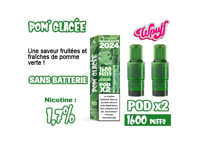 BOITE DE 2 POD 2.0 POMME GLACE 1.7%