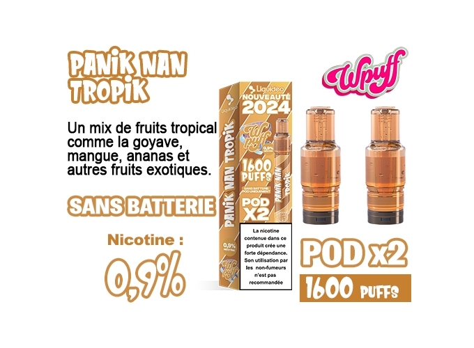 BOITE DE 2 POD 2.0 TROPICAL 0.9%