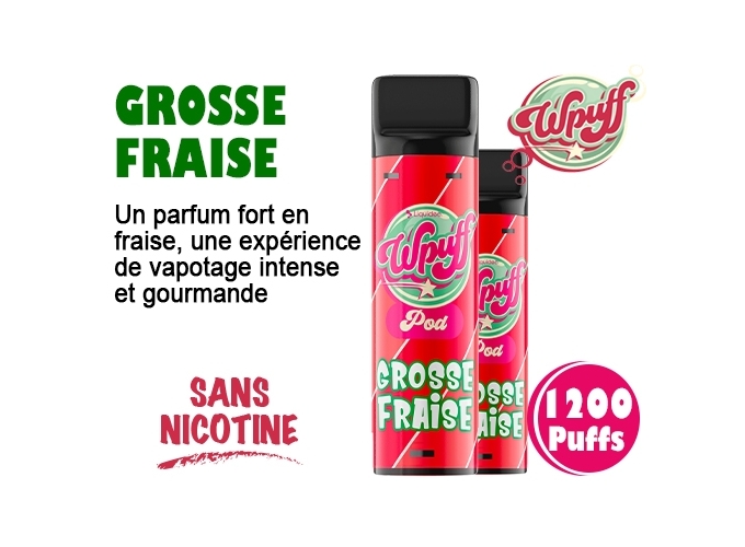 BOITE DE 2 PODS GROSSE FRAISE 00 MG (5)